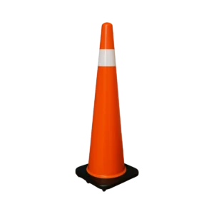 Traffic Cones with Reflective Tape