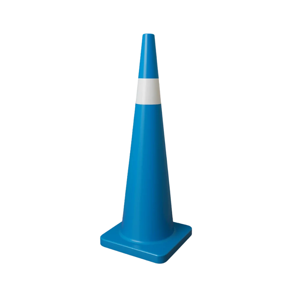 Blue Traffic Cones
