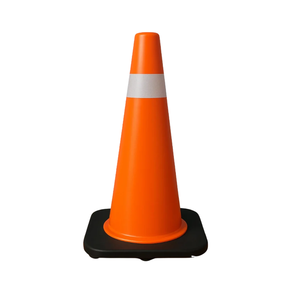 Plastic Cones Orange